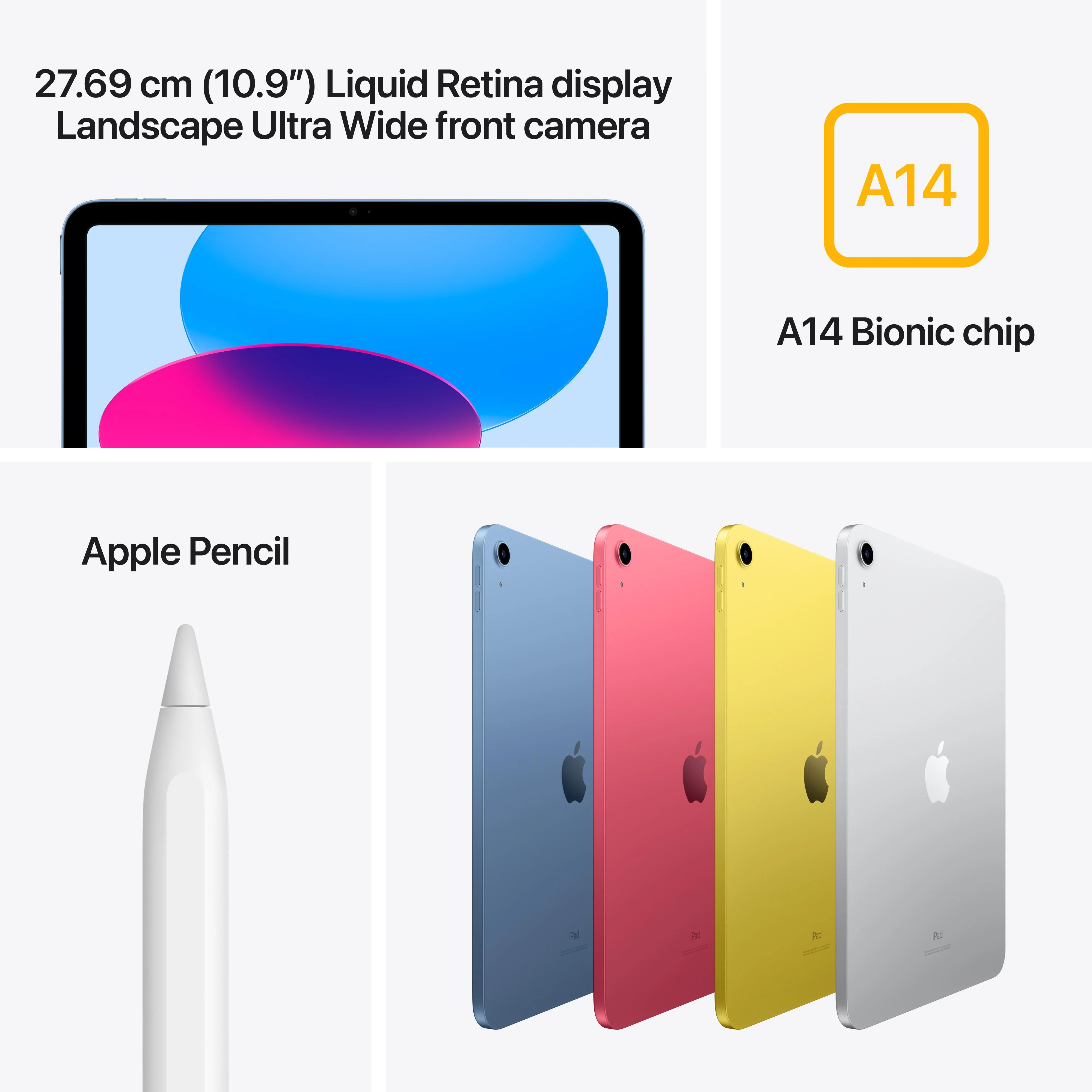 10.9-inch iPad Wi-Fi + Cellular 256GB - Silver (10th generation) - Image 6